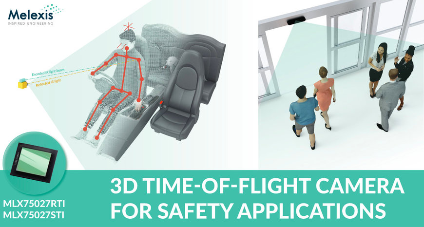 Melexis ToF sensor supports functional safety applications